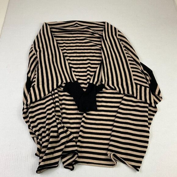 Splendid Open Front Cardigan Striped Dolman 3/4 Sleeve Loose Fit Sweater XS/S - Picture 10 of 11